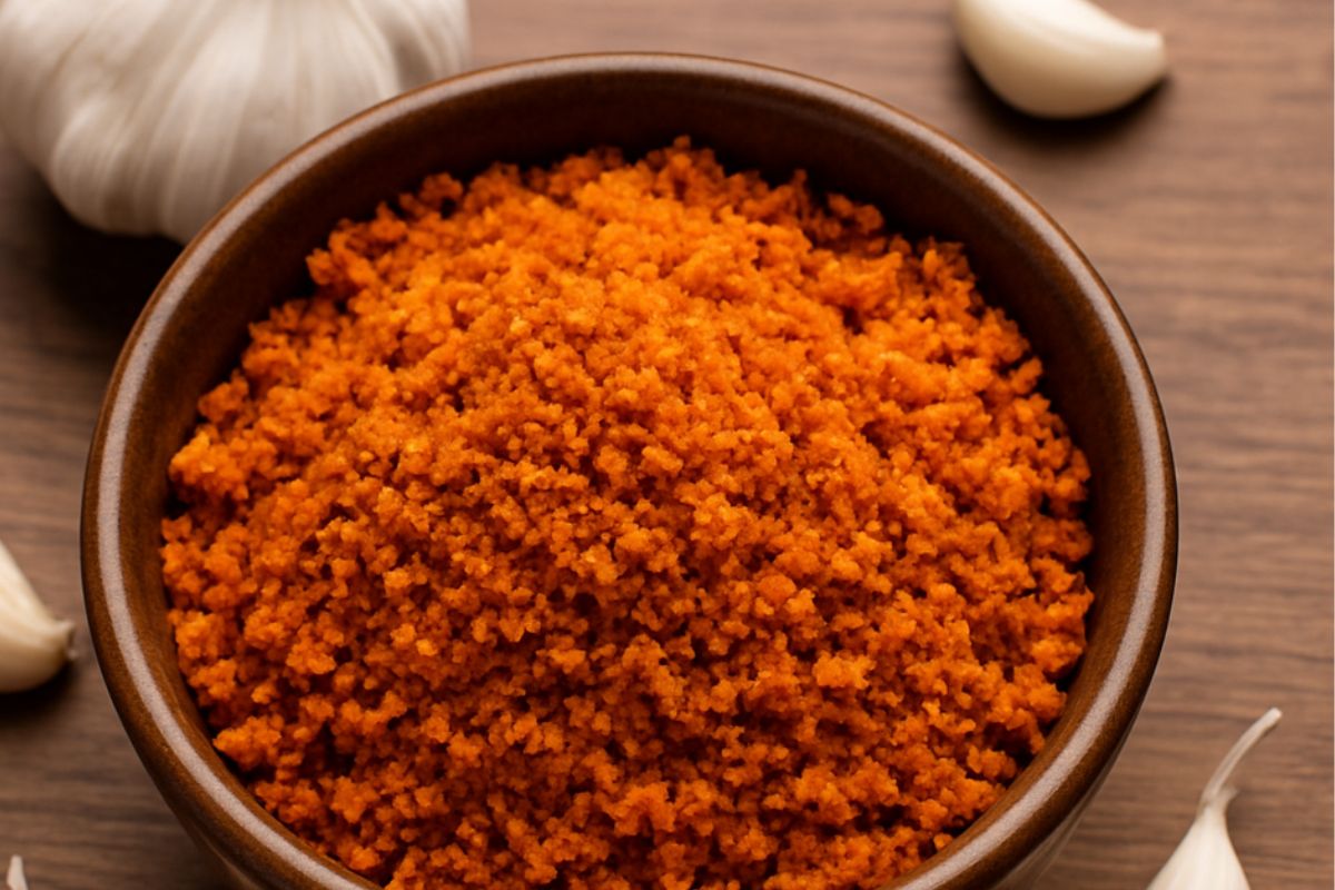 dry garlic chutney