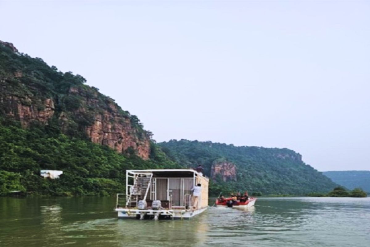 durgawat jalashay| Boat house started in Durgawati reservoir of Rohtas