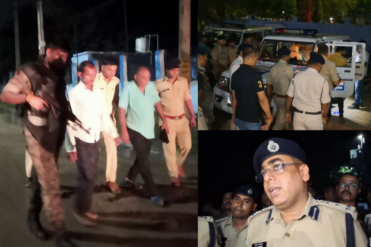 Encounter in Bihar criminals seven arrested