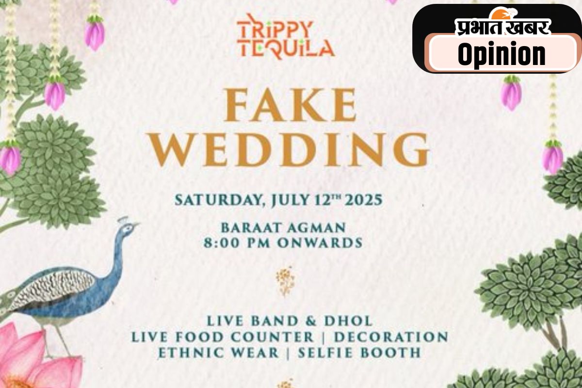 fake wedding
