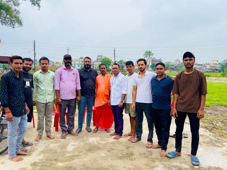 तेजा टोला में केरल के प्राचीन मंदिर के थीम पर तैयार होगा गणपति का पंडाल