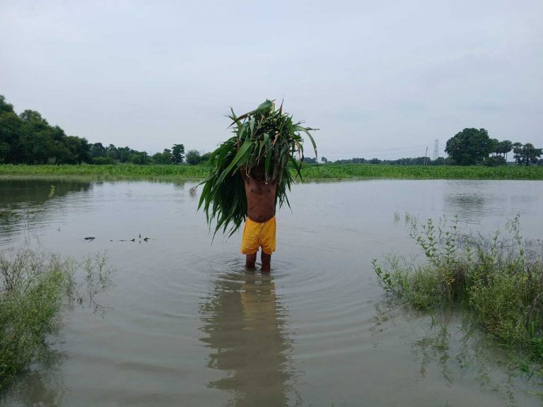 Samastipur : गंगा व वाया नदियों का कहर जारी, रिहायशी इलाकों में तेजी से पसरने लगा पानी