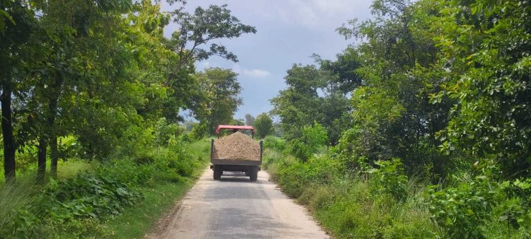 Bettiah : थरूहट के विभिन्न नदी घाटों से धड़ल्ले से हो रहा बालू का अवैध खनन व परिवहन