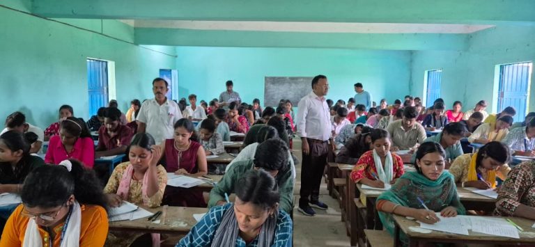 पीपीवाइ कॉलेज में सेमेस्टर टू परीक्षा में 545 परीक्षार्थी हुए शामिल