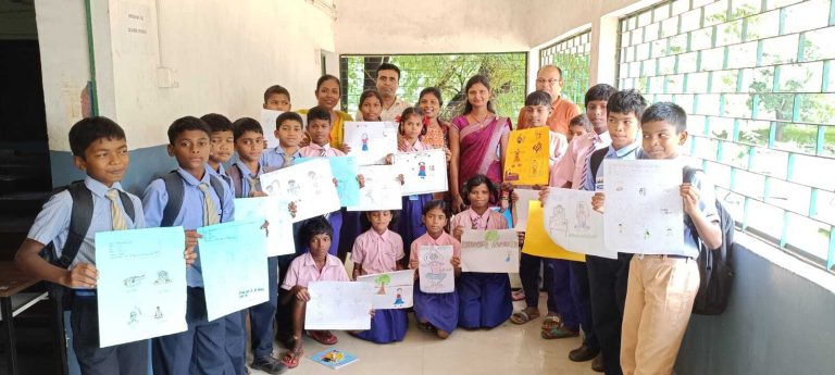 खेल दिवस पर प्रतियोगिता का आयोजन