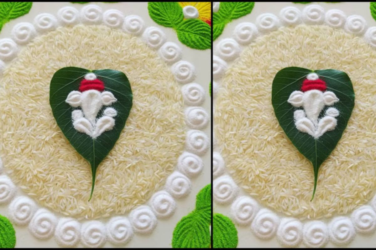 ganesh chturthi rangoli design