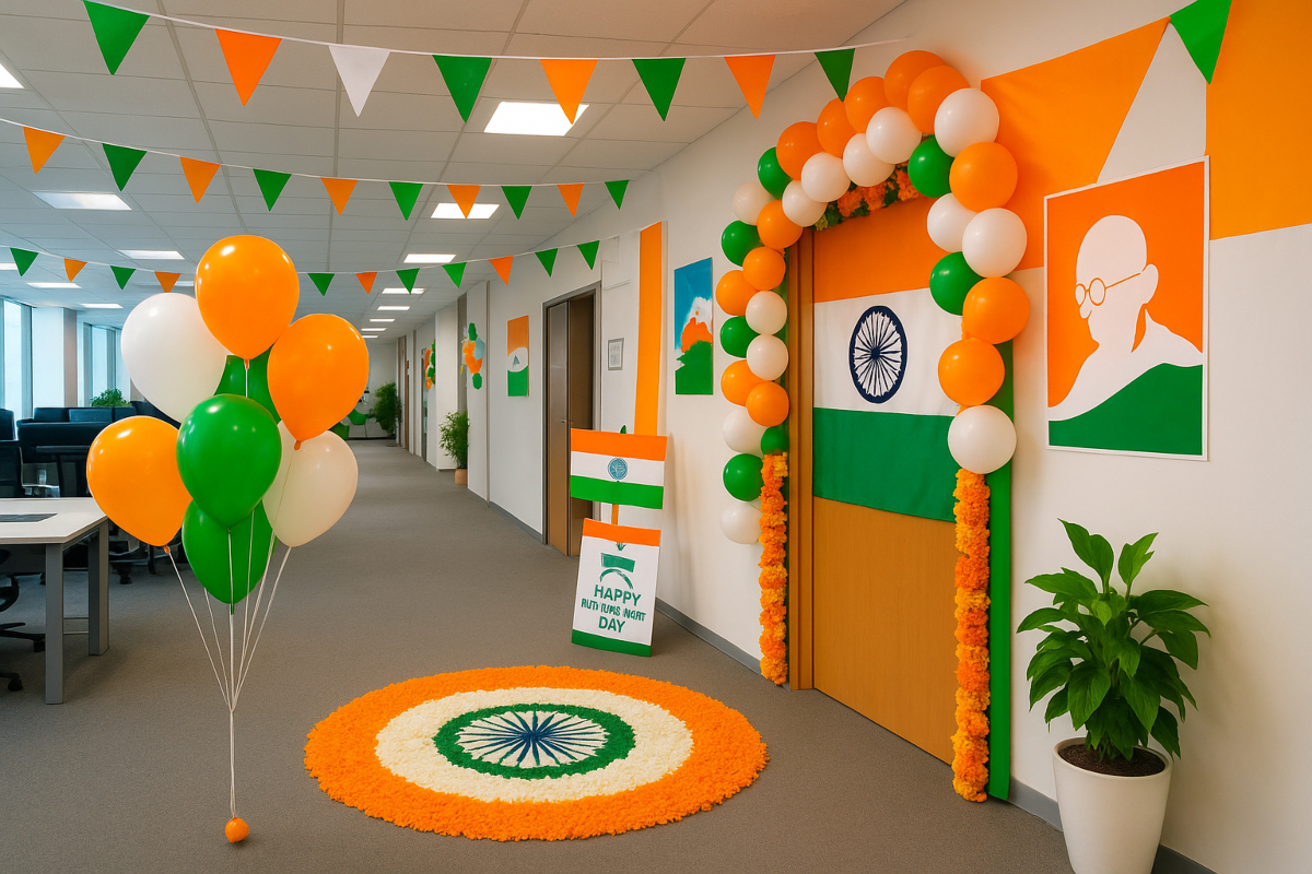 independence day office decoration ideas