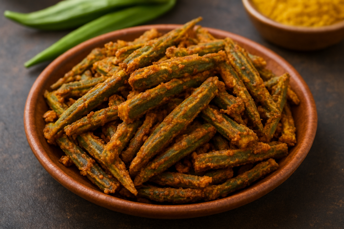 kurkuri bhindi recipe