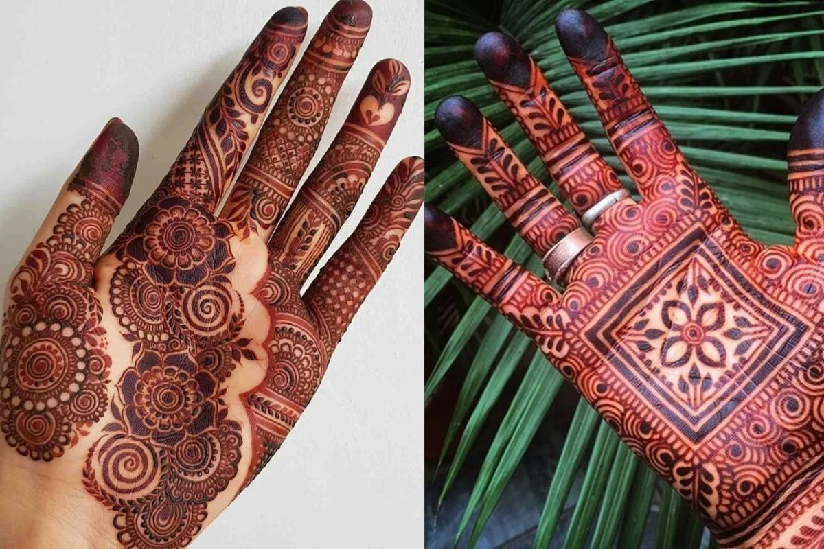 last minute mehndi design