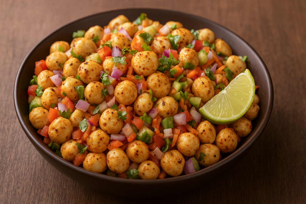makhana roast chaat recipe