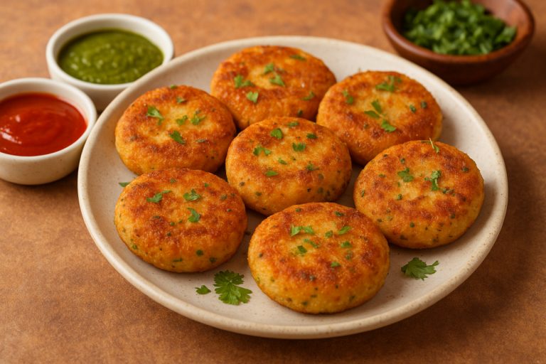 Masaledaar Suji Tikki Recipe: क्रिस्पी और टेस्टी मसालेदार सूजी टिक्की के साथ बनाएं अपनी शाम को शानदार, जानें क्विक रेसिपी