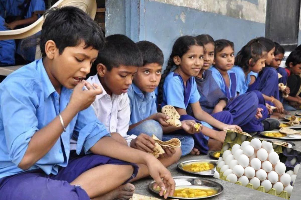 Eggs and vegetables are not reaching in schools