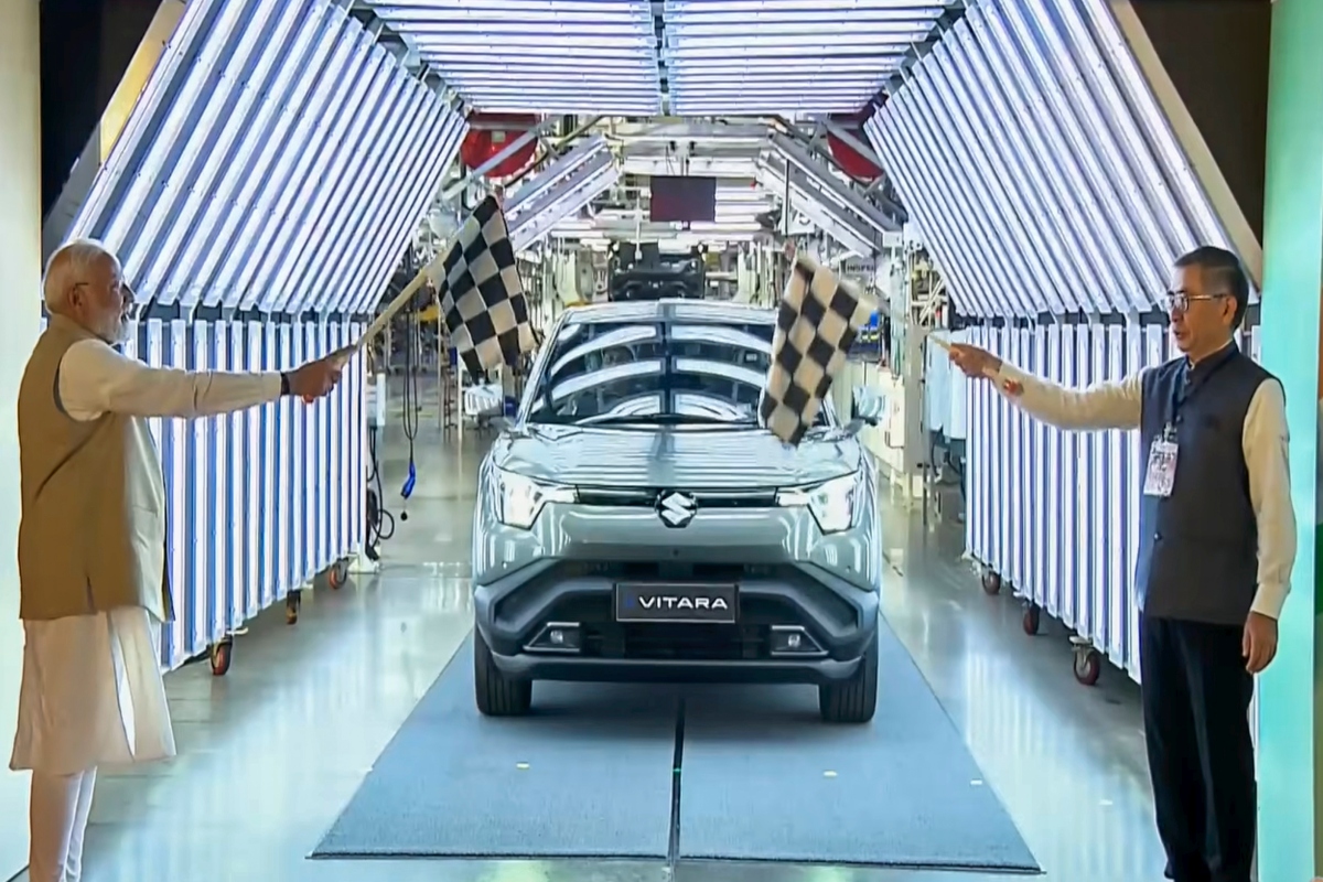 pm modi launch maruti suzuki e-vitara