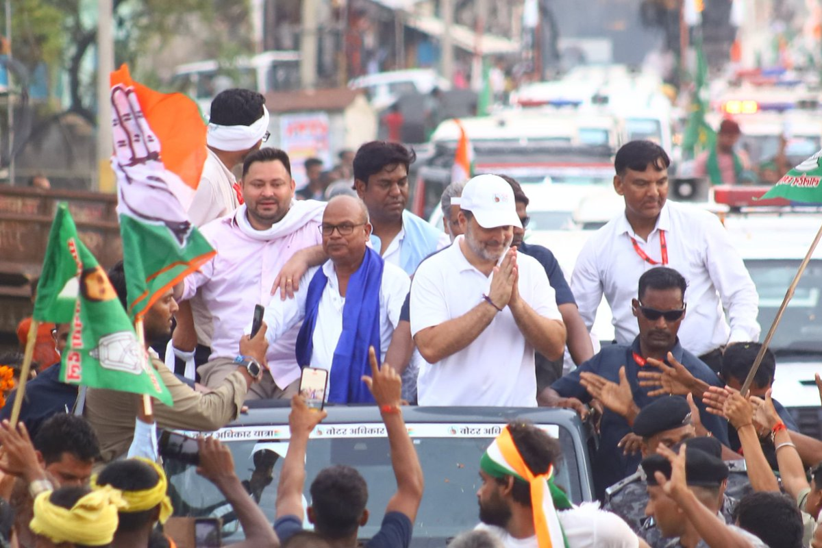 rahul gandhi and tejashwi yadav voter adhikar yatra (1)