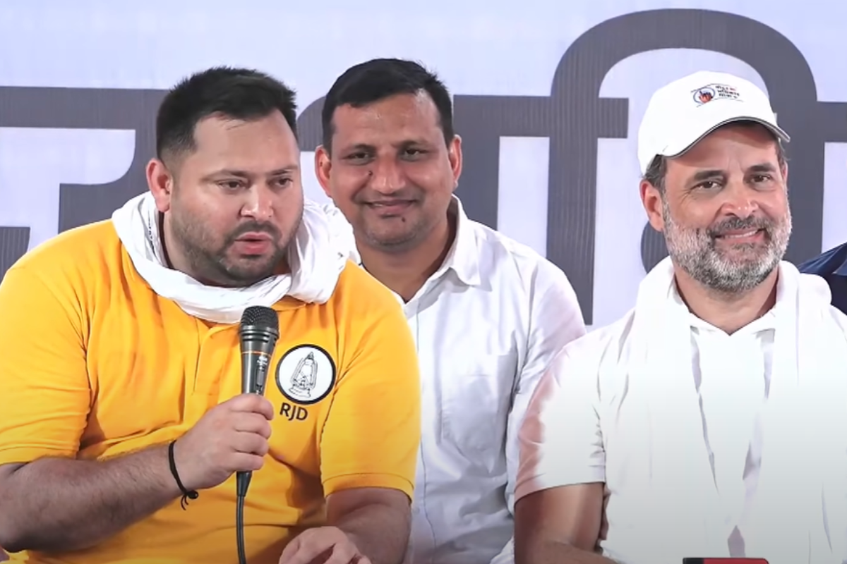 rahul gandhi voter adhikar yatra purnia press conference