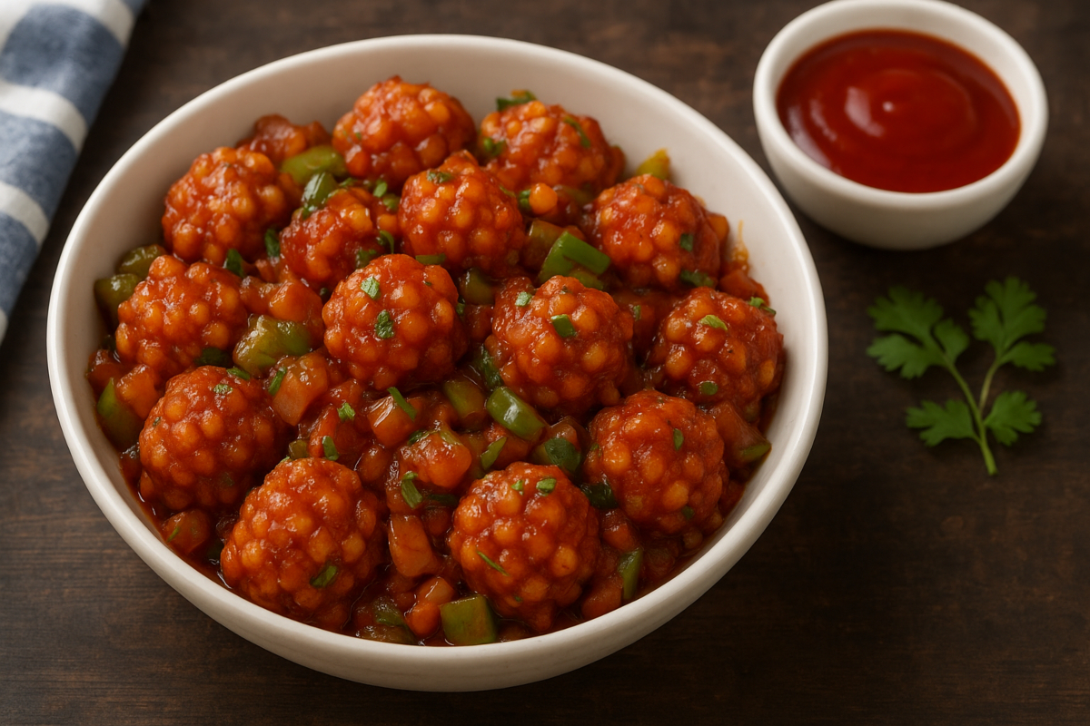 sabudana manchurian recipe