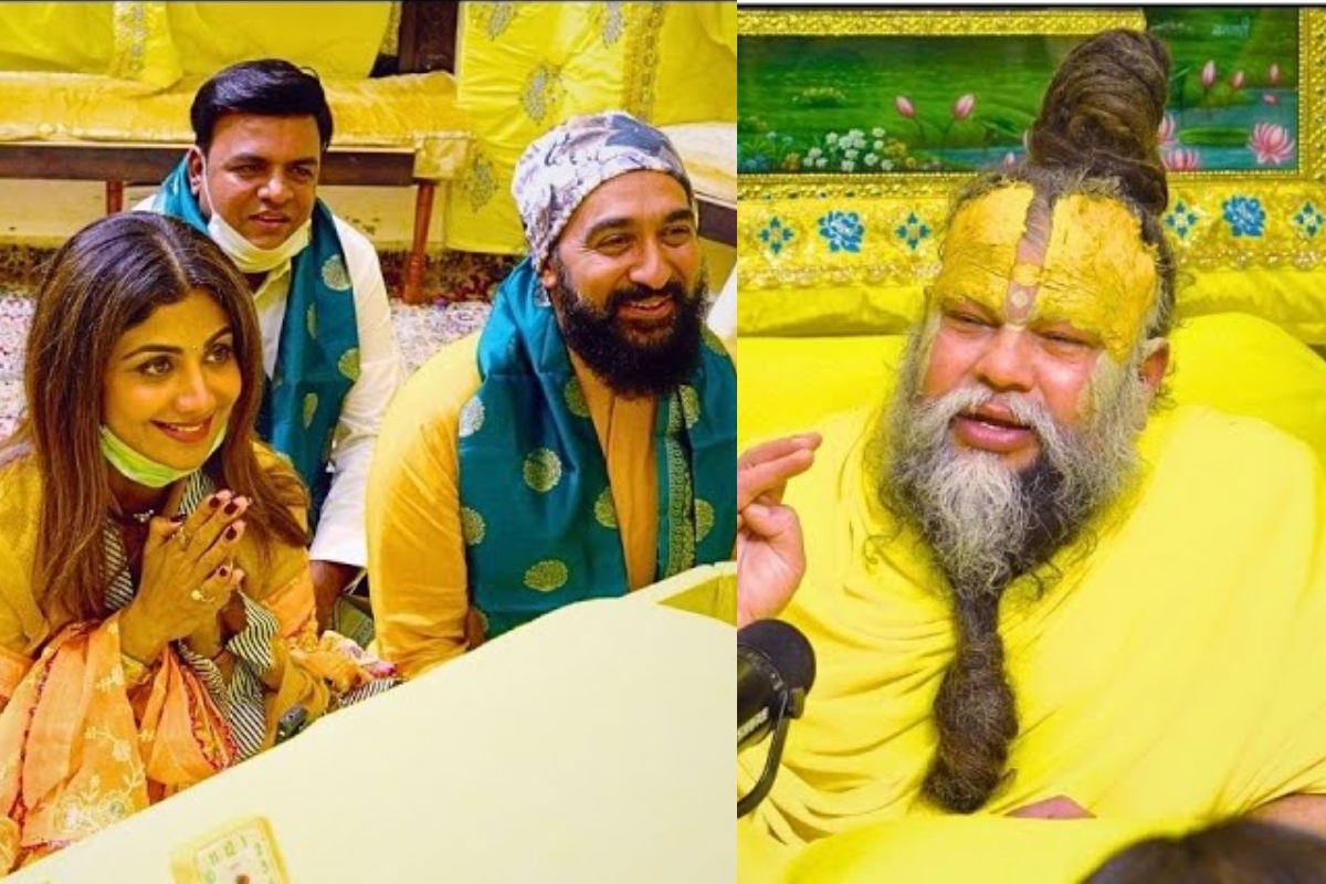 Shilpa Shetty Raj Kundra meets Premanandji Maharaj
