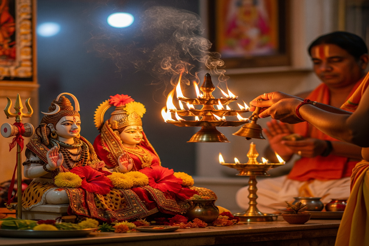 shiv parvati aarti lyrics in hindi