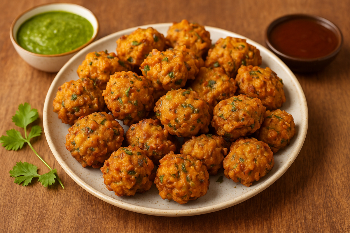 sprouts pakora recipe