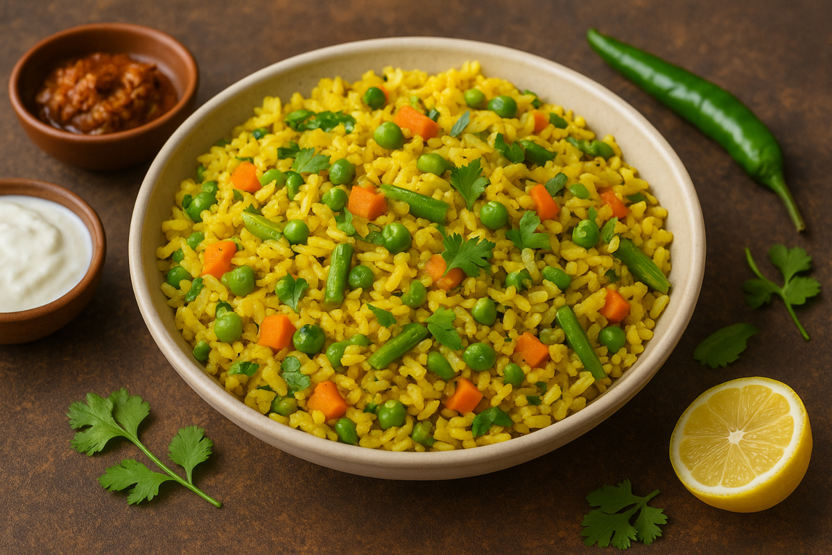 vegetable poha khichdi