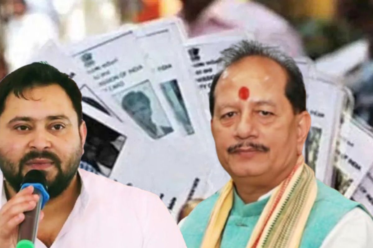 तेजस्वी यादव और विजय सिन्हा