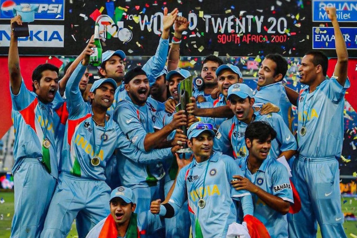2007 World Cup Winner Indian Team