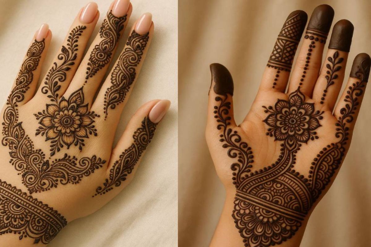 AI Mehndi Design for Karma Puja