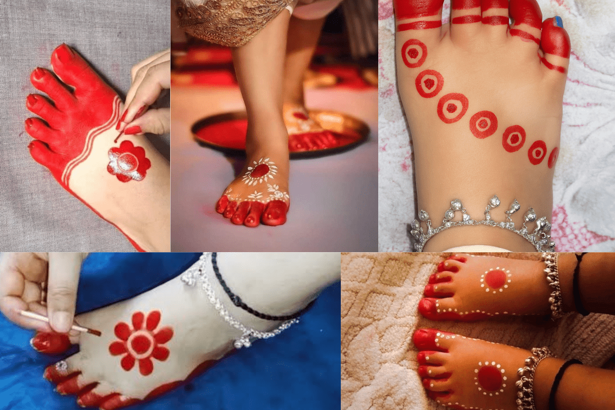 Alta Design for Kanya Pujan