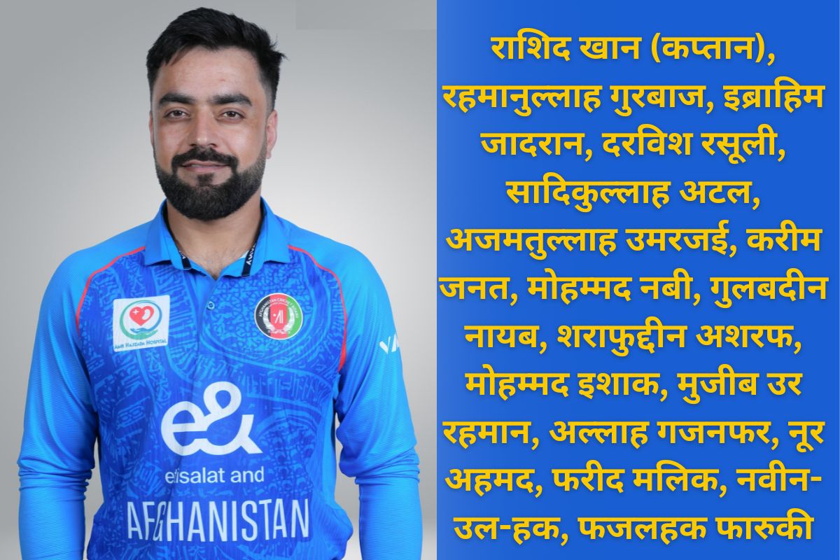 Asia Cup 2025 Afghanistan Team