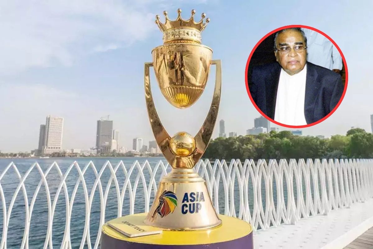 Asia Cup Trophy and NKP Salve