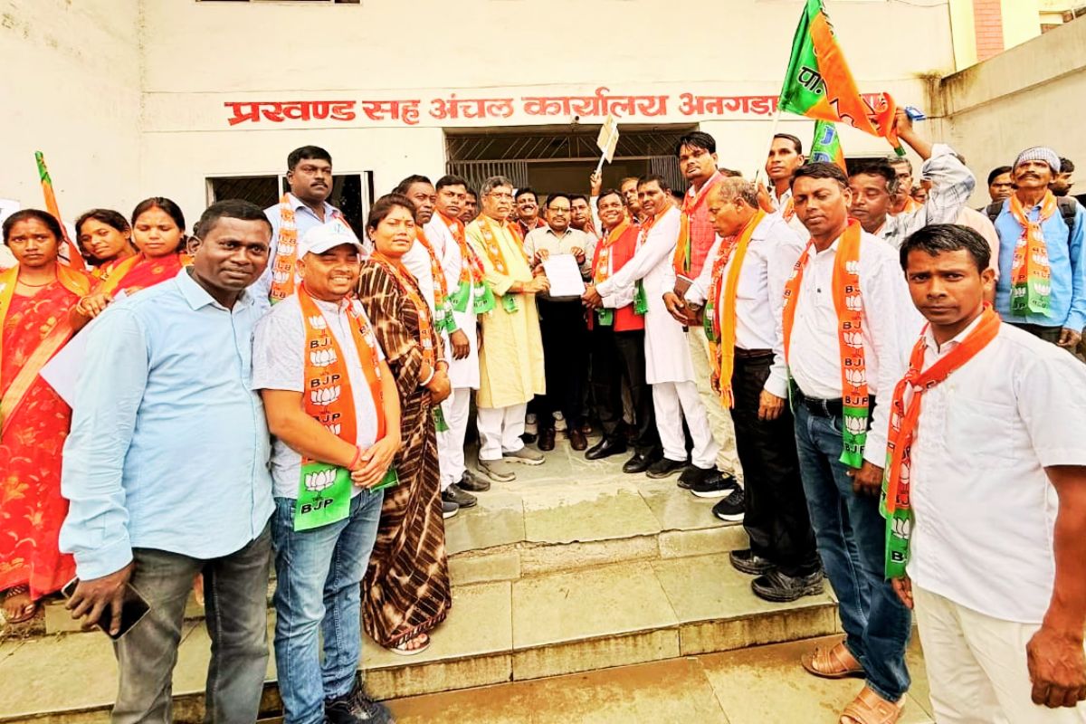 Bjp Protest In Ranchi Jharkhand News Today