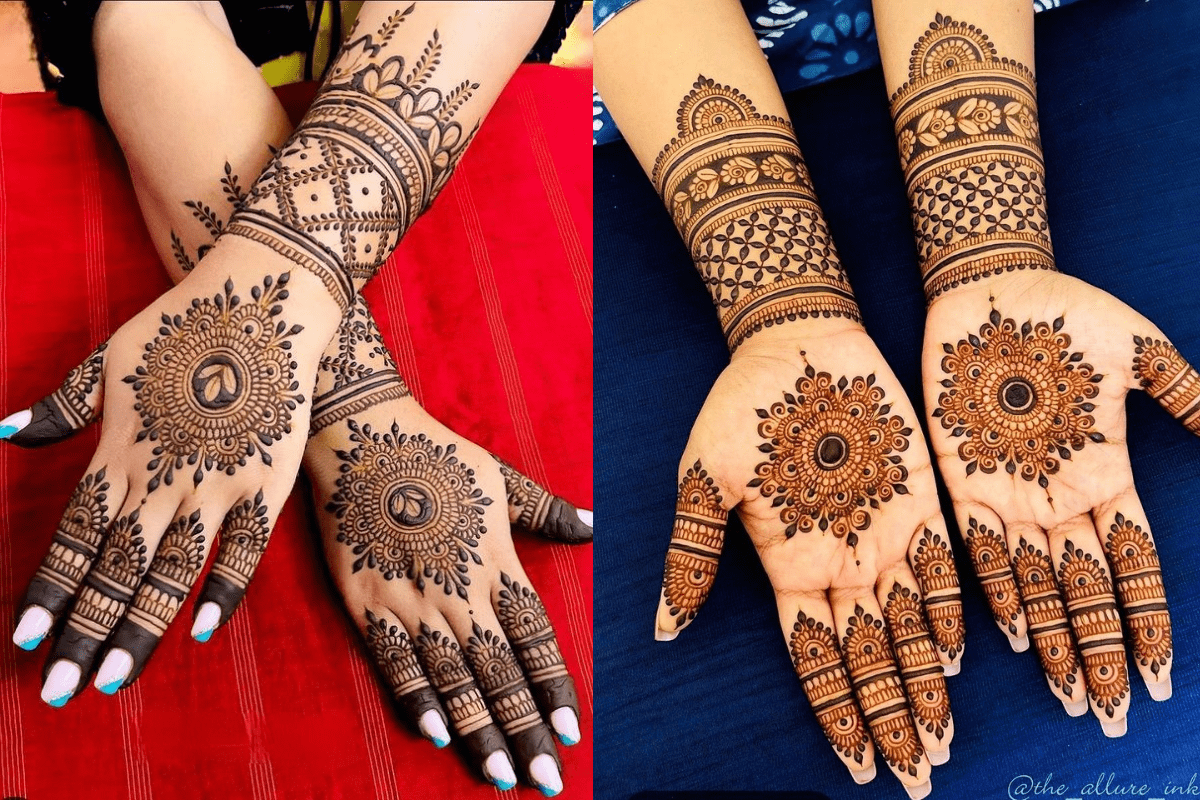 Beautiful Centre Mehndi Design