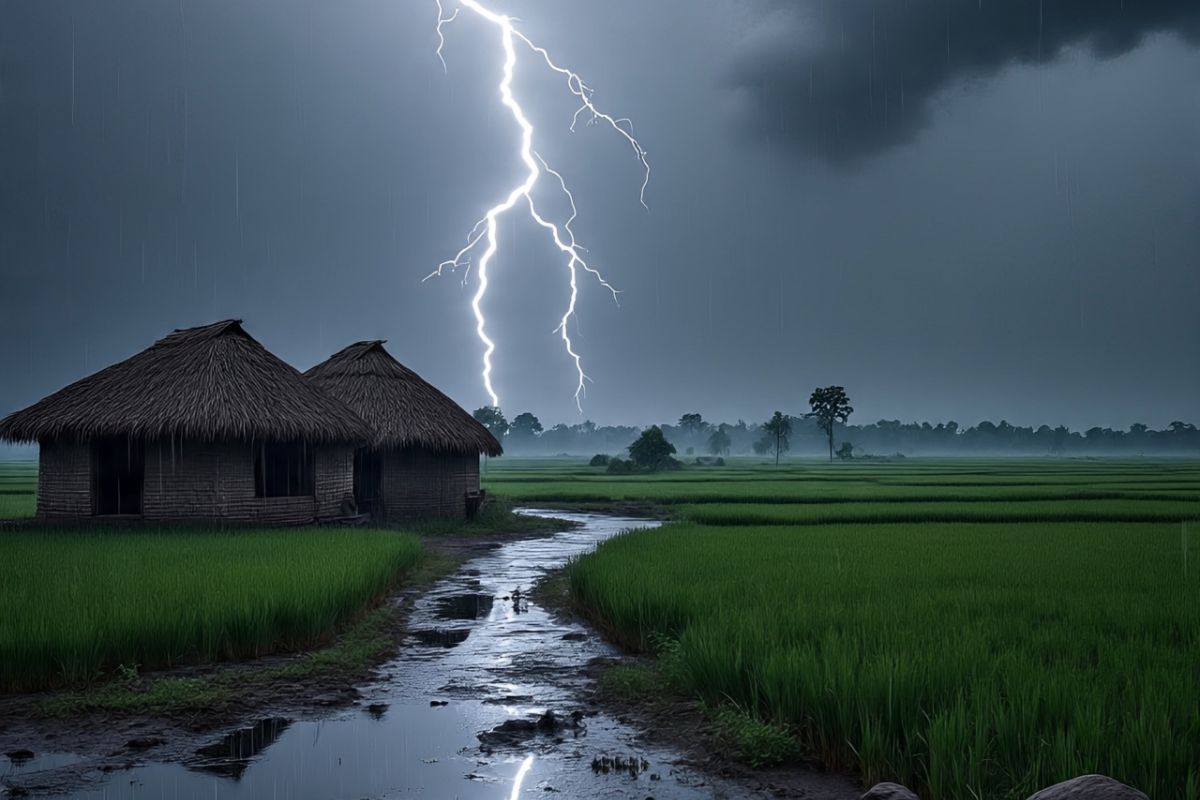 Bihar Ka Mausam heavy rain in six districts lightning flash IMD alert