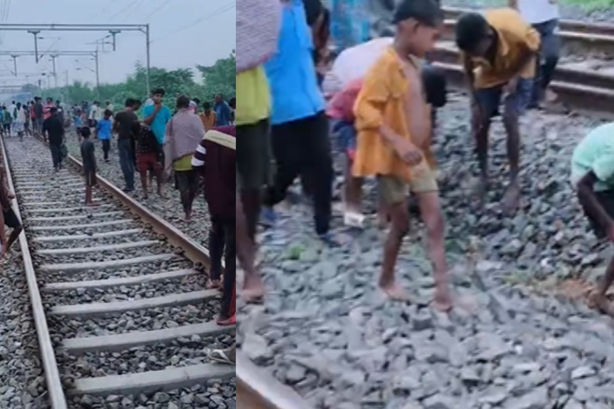 Bihar News ganja on railway track you surprised to see viral video
