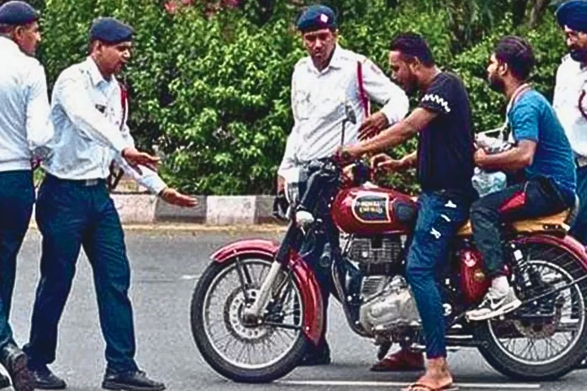 Bihar News challans worth 46.50 crore were issued in 8 months Patna police active