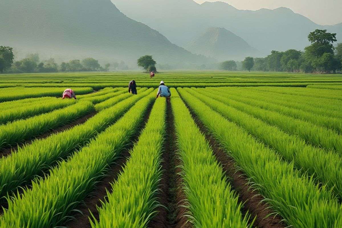 Bihar News Farming in two districts like Punjab Haryana foundation stone of special project