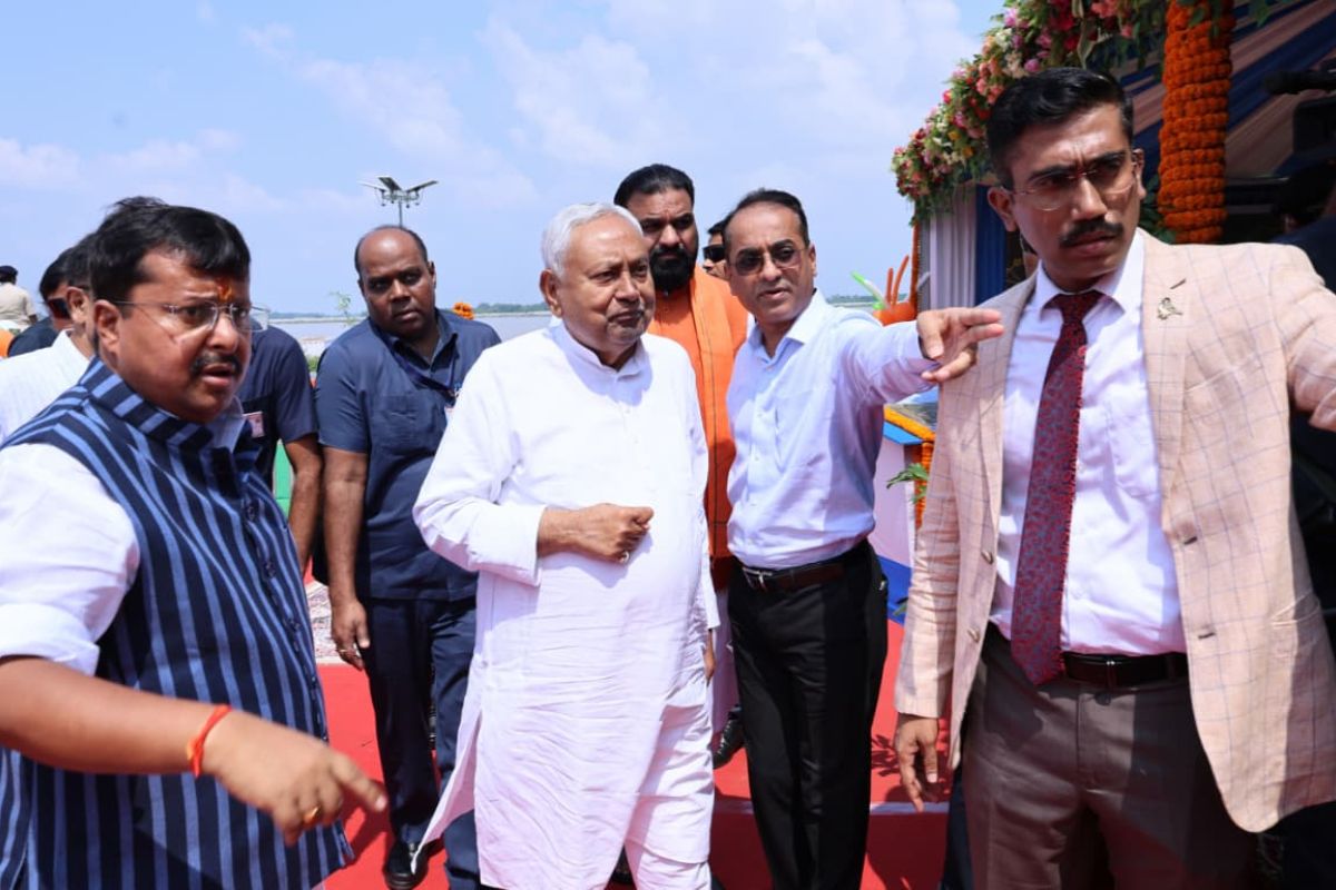 Bihar Road Projects Construction of JP Ganga Path till Koilwar CM Nitish inaugurated