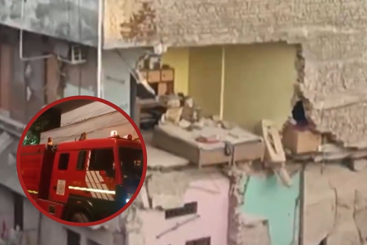 Building Collapsed in Delhi