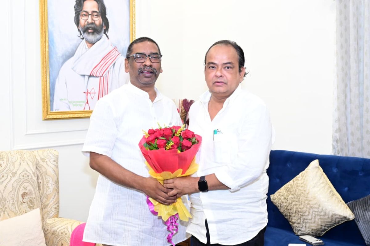 CM Hemant Soren and Irfan Ansari
