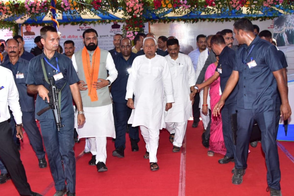 CM Nitish gift of crore in Darbhanga also hold public meeting in Raghopur