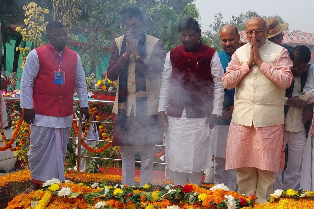 CP Radhakrishnan Paid Tribute To Martyres