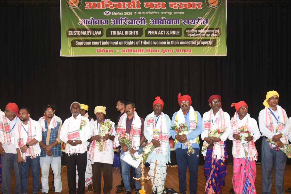 Champai Soren In Tribal Mahadbar