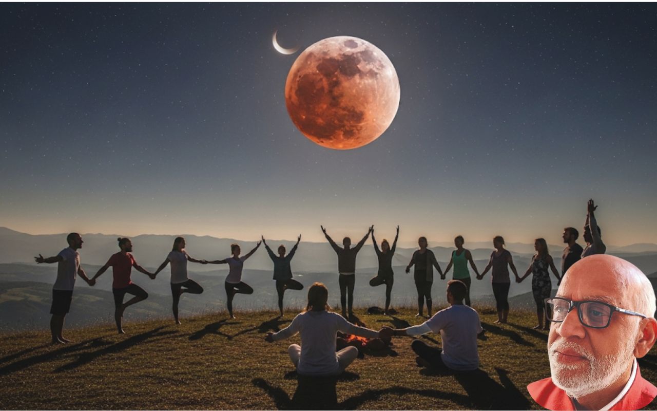 Chandra Grahan 2025 human body connection