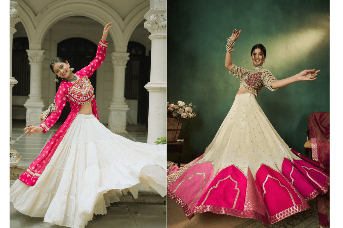 Navratri Chaniya Choli For Women: नवरात्रि में पहनें नई डिजाइन वाली चनिया चोली - देखें खूबसूरत डिजाइन 2 Heavy Gher Chankiya Choli