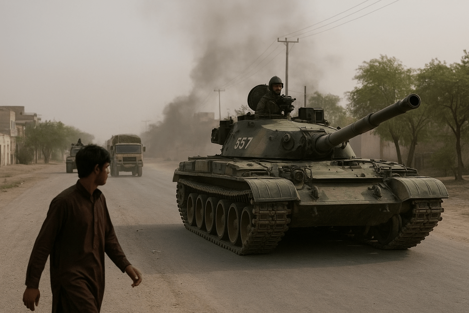 AI IMAGE OF Pakistan Army VS Balochistan Rebels