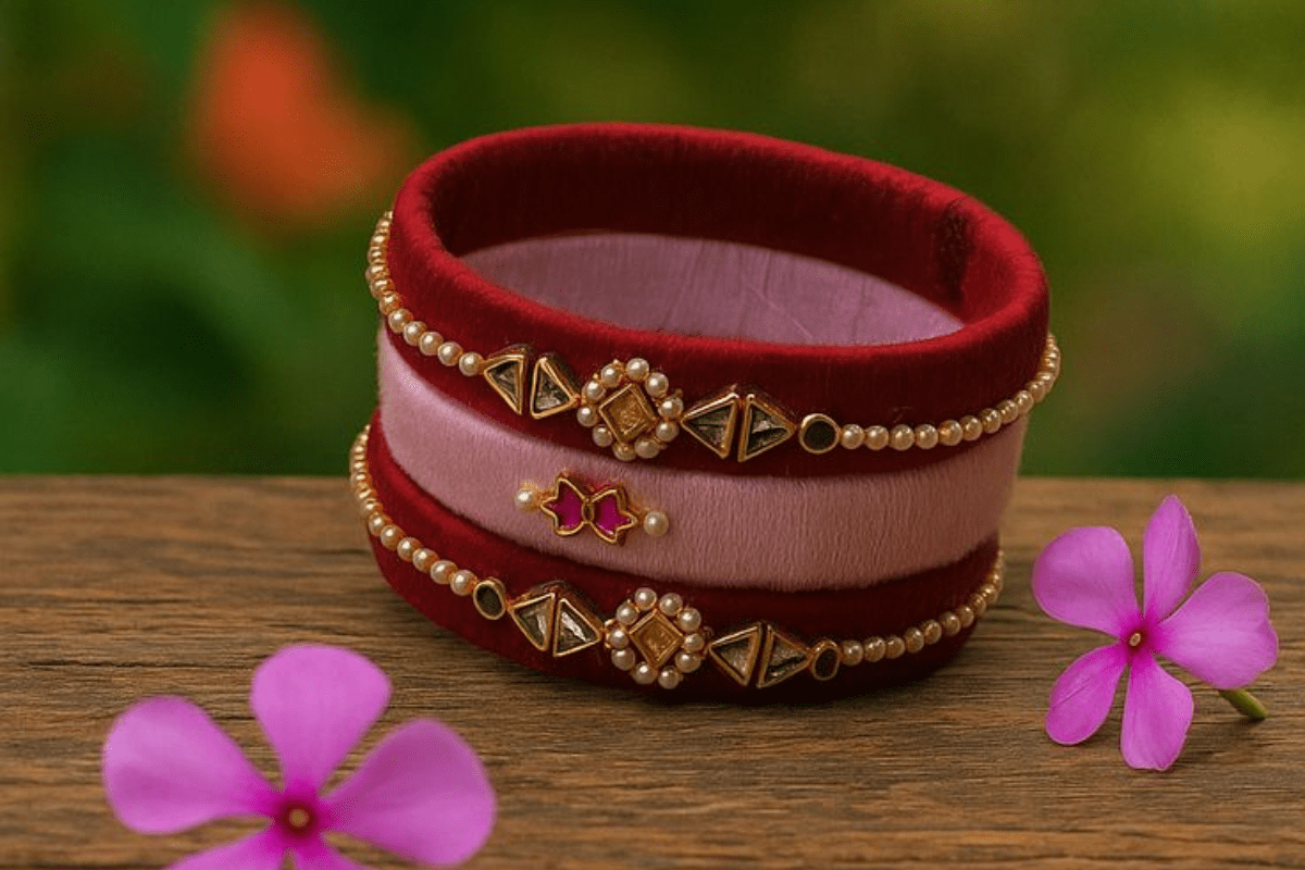 Colorful Bangles For Garba