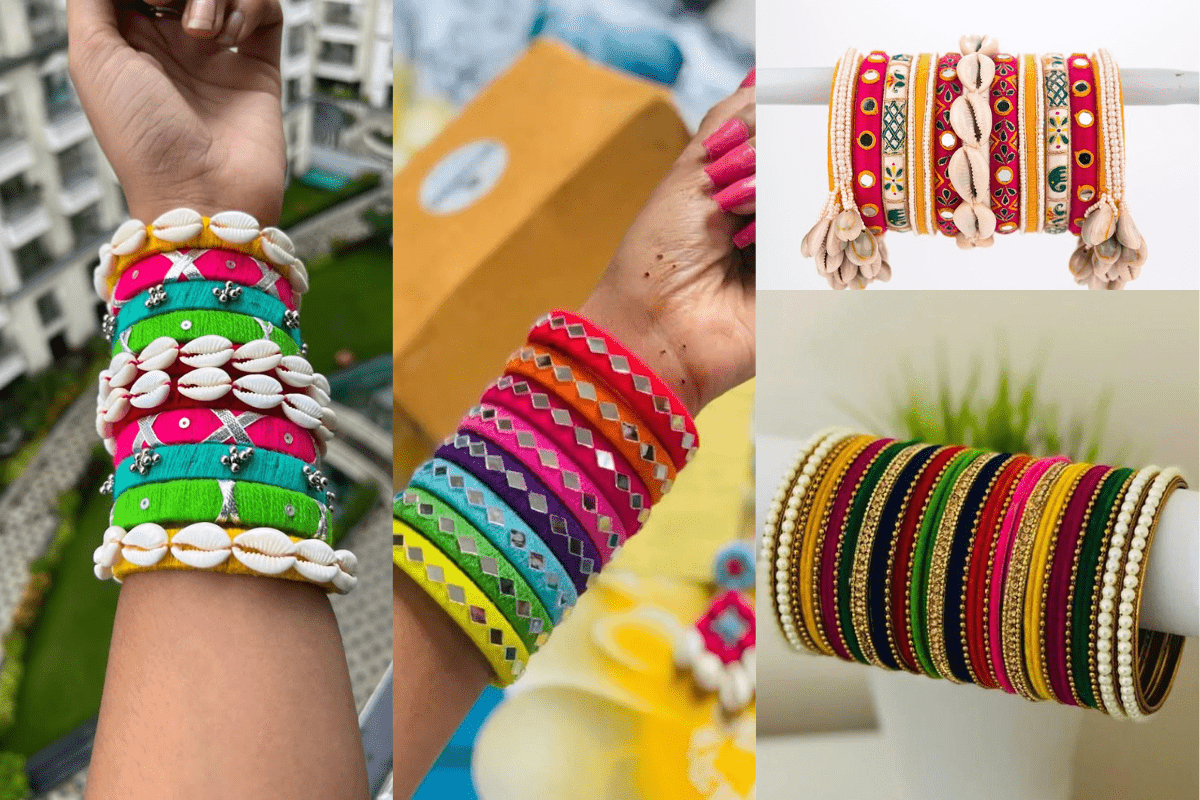 Colorful Bangles for Garba
