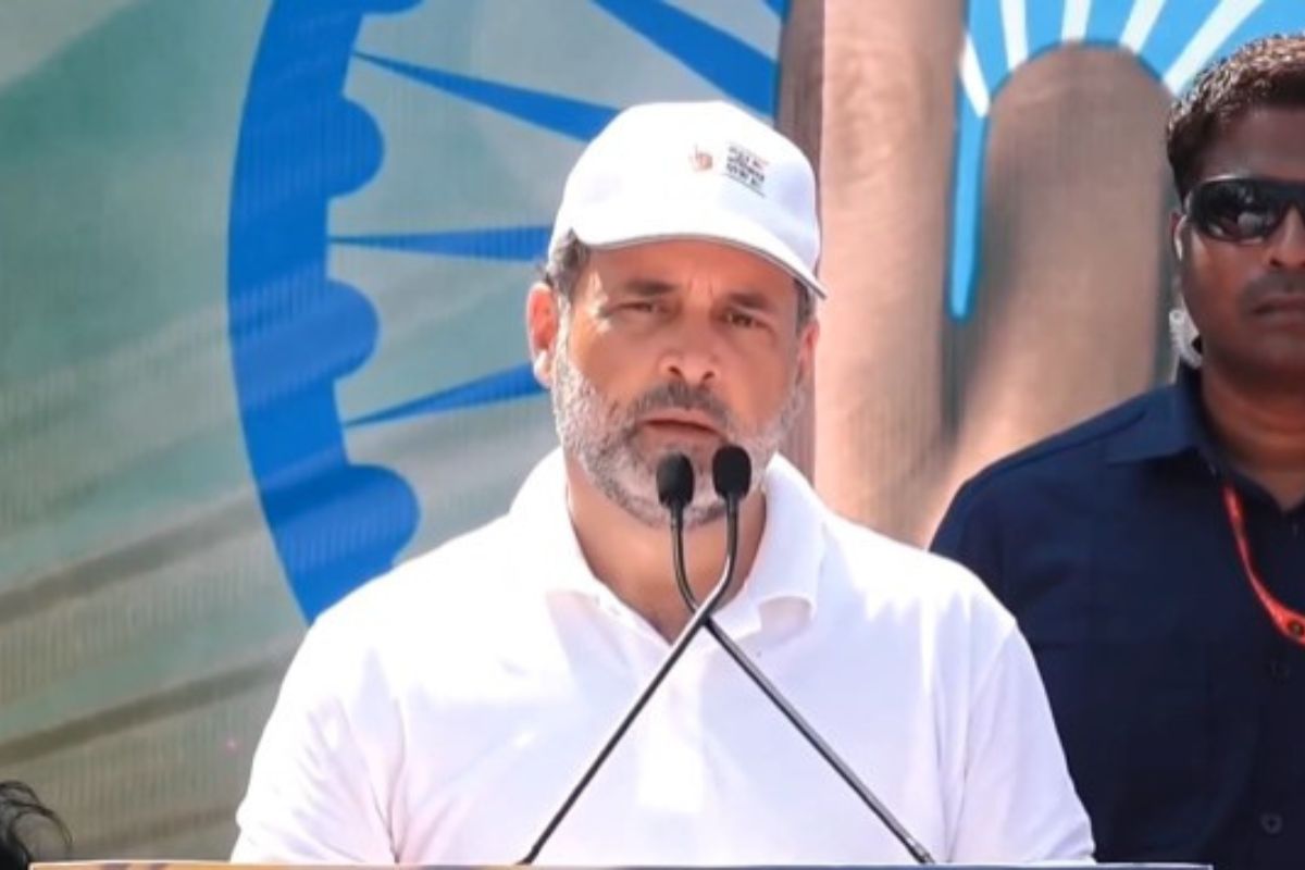 Rahul Gandhi in Voter Adhikar Yatra