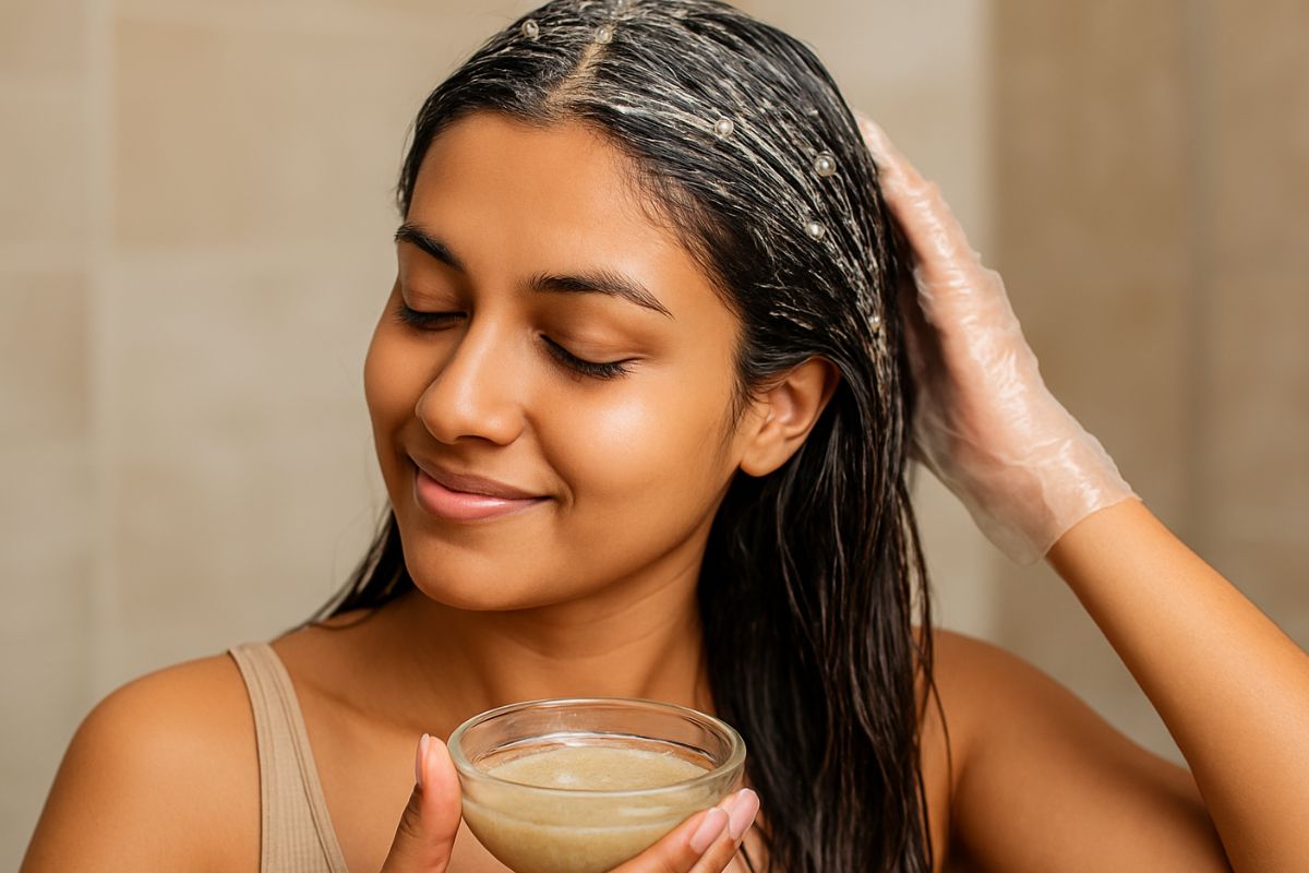 DIY Hair Masks For Shiny Hair