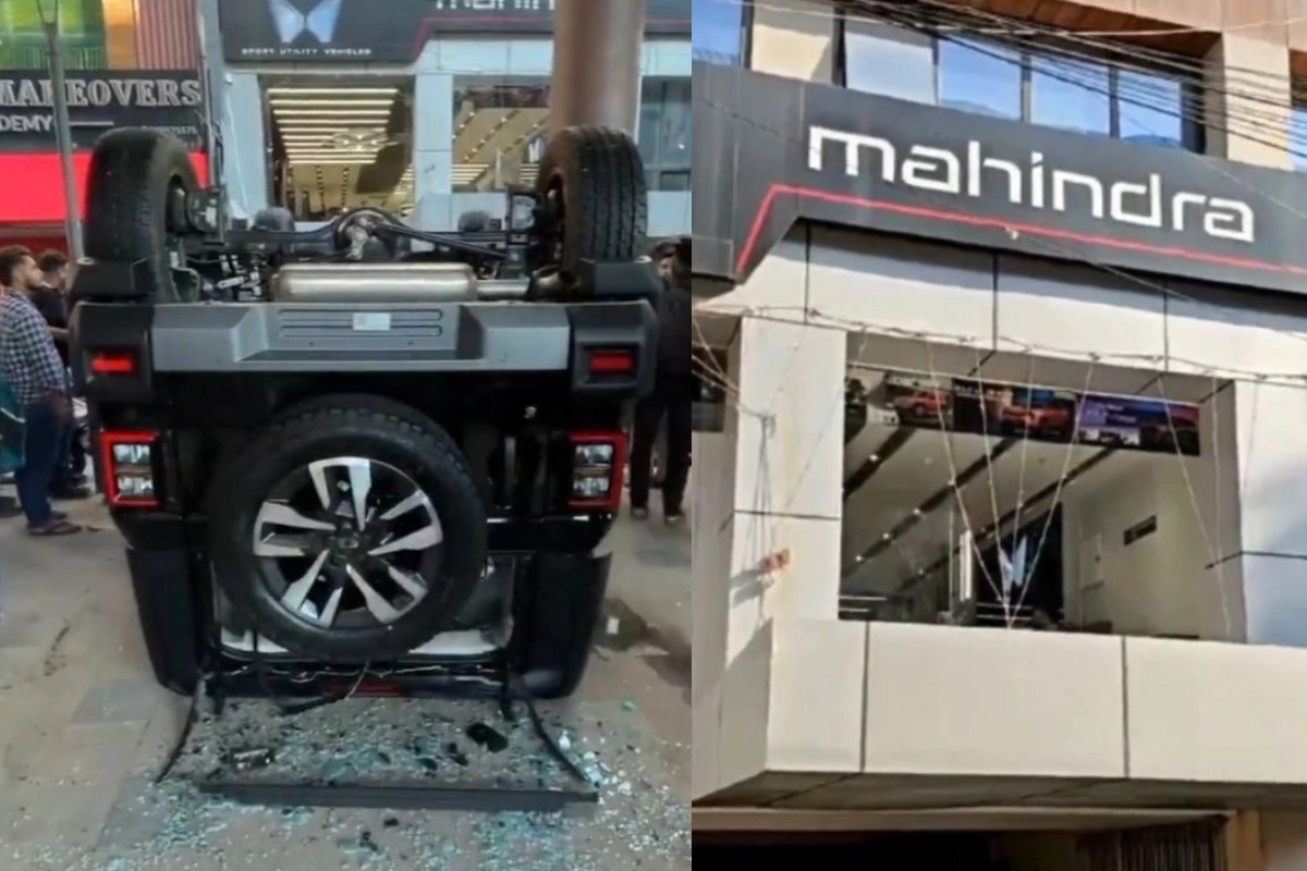 Delhi Thar Accident Viral Video